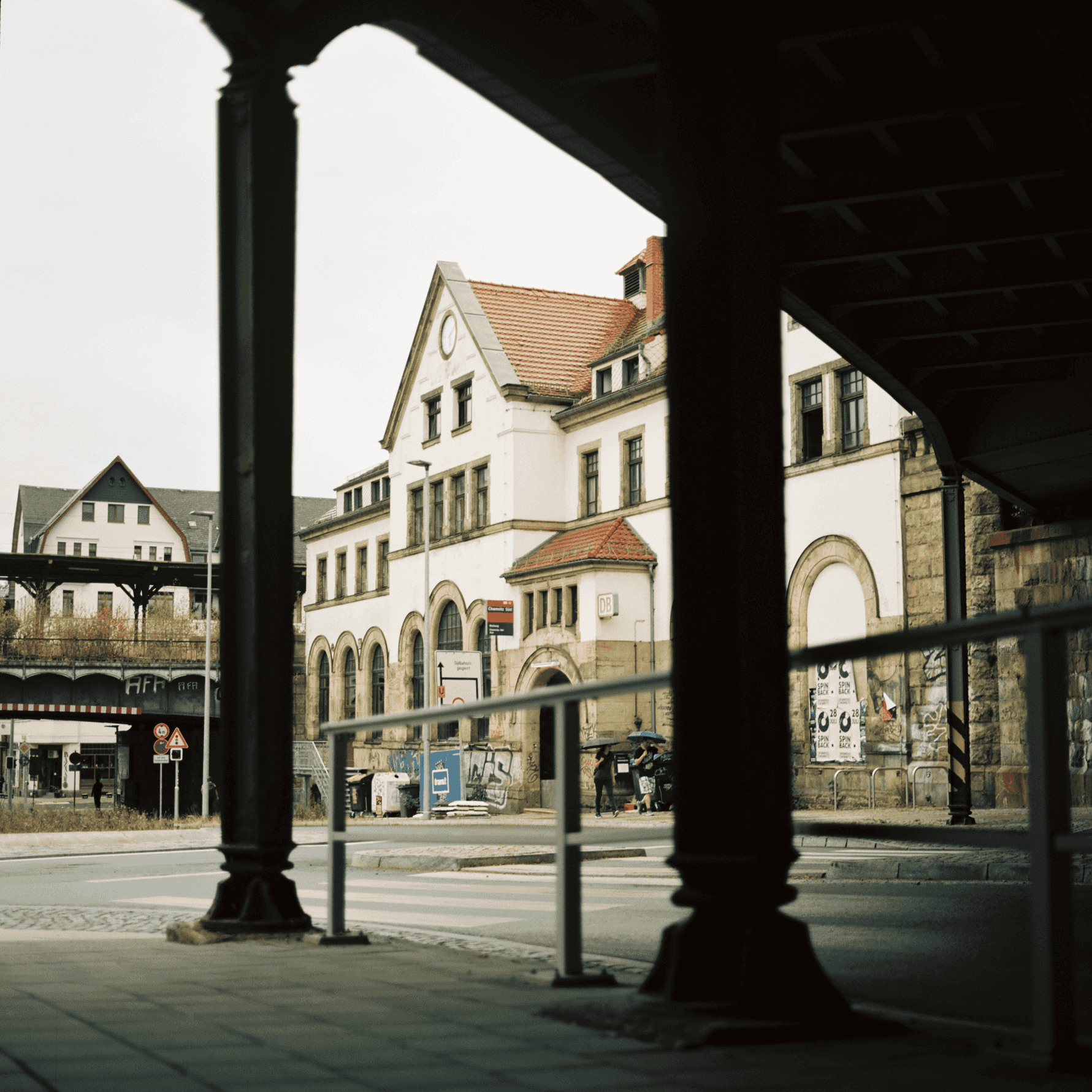 Der Kulturbahnhof Chemnitz - Ansicht von vorn